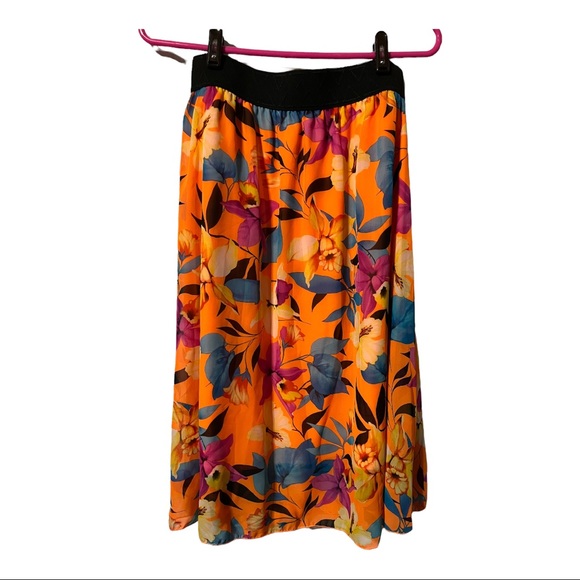 LuLaRoe Tropical LoLa Skirt - small - Picture 3 of 11